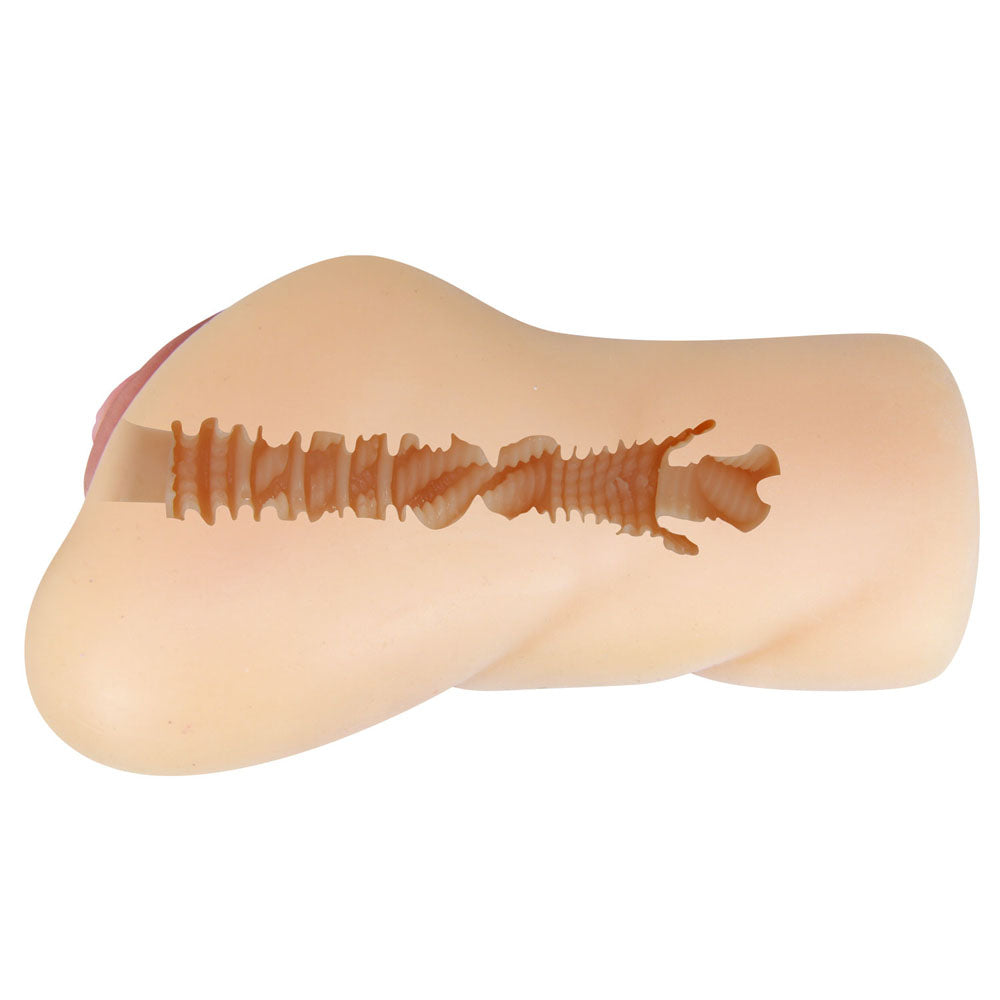 Crazy Bull Eliana Vagina Stroker Flesh Color Standard Size Strokers - Manual