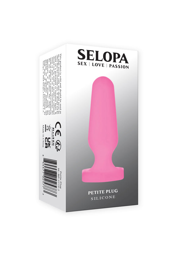Selopa Petite Plug 7.4 cm Silicone with Flared Base Beginner Butt Plug Pink > Anal Range > Butt Plugs