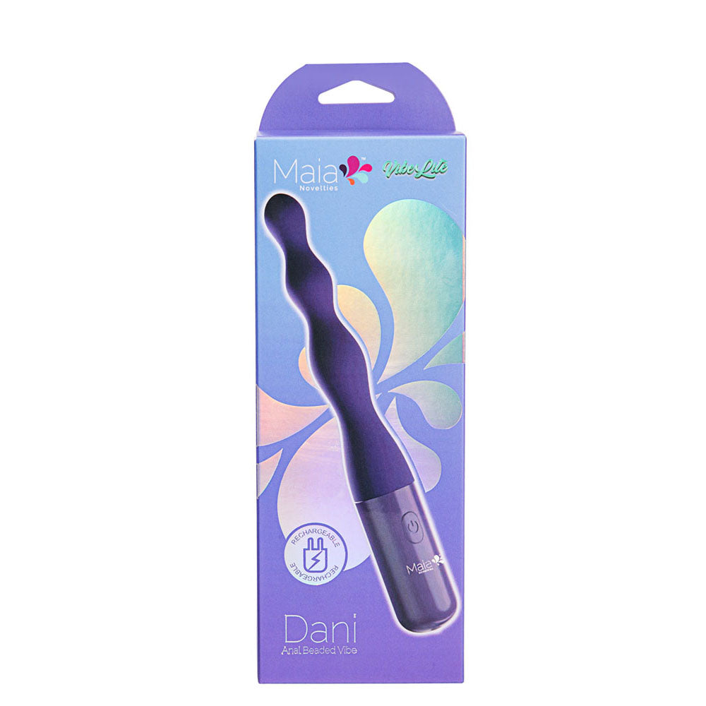 Maia Dani 17.8 Centimeter Beaded Vibrator > Anal Range > Anal Beads