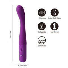 Maia CHELSI - 17.8 cm USB Rechargeable Vibrator VIBRATORS