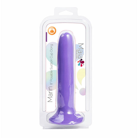 Maia Marin 7.5 Inch Flexible Dong Purple Dongs Neutral