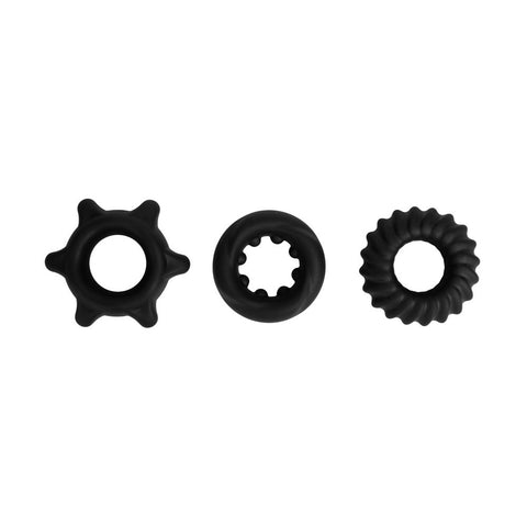 Maia Manzo Silicone Cock Rings Set of 3 COCK RING Set
