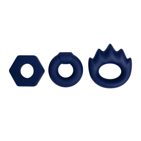 Maia Lonzo Silicone Cock Rings Set of 3 COCK RING Set