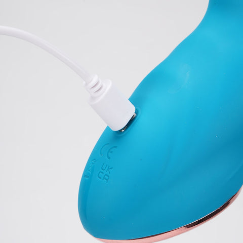 Maia Kennedi 23.5 Centimeter USB Rechargeable Triple Stimulating Vibrator VIBRATORS-RABBIT-MULTI
