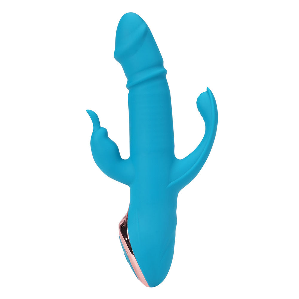 Maia Kennedi 23.5 Centimeter USB Rechargeable Triple Stimulating Vibrator VIBRATORS-RABBIT-MULTI