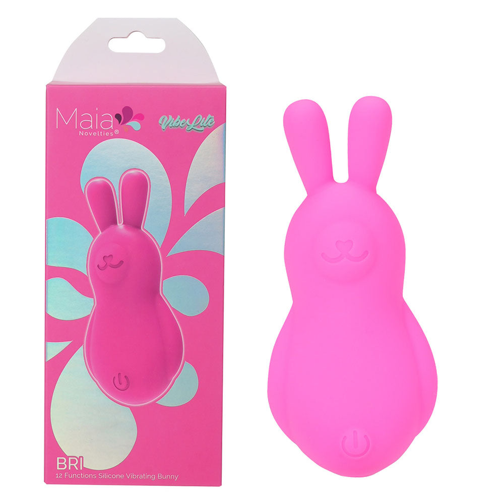 Maia Bri – USB Rechargeable Compact Silicone Bunny Vibrator 9 cm Pink > Sex Toys For Ladies > Clitoral Vibrators and Stimulators