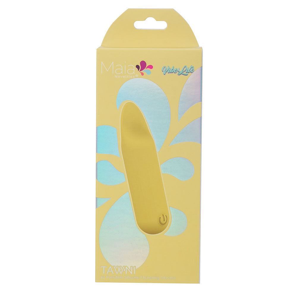 Maia Tawni 9 cm USB Rechargeable Bullet Vibrator with Flickering Tip BULLETS