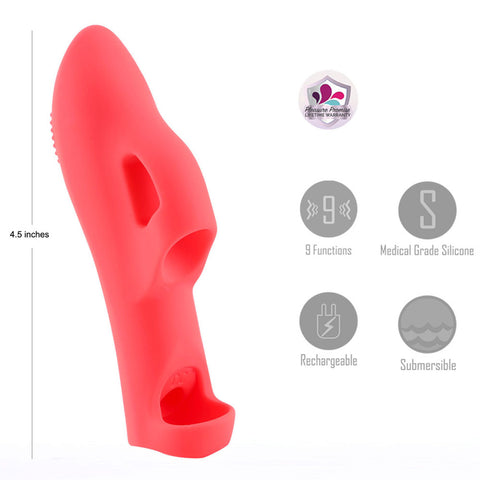 Maia Lana – USB Rechargeable Silicone Finger Vibrator Finger Stimulator