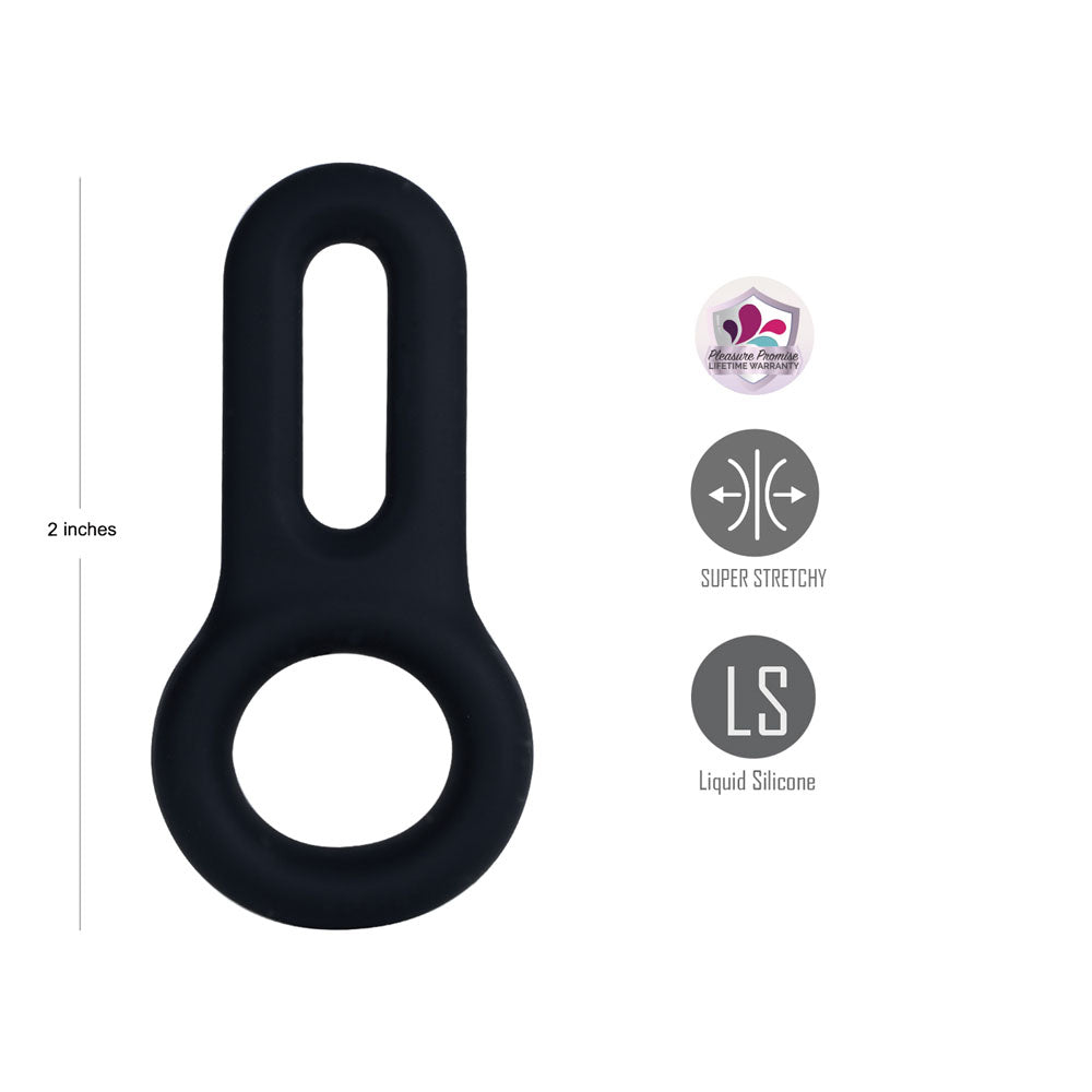 Maia Gavin Super-Stretchy Double Ring – Cock and Balls Ring Secondary image