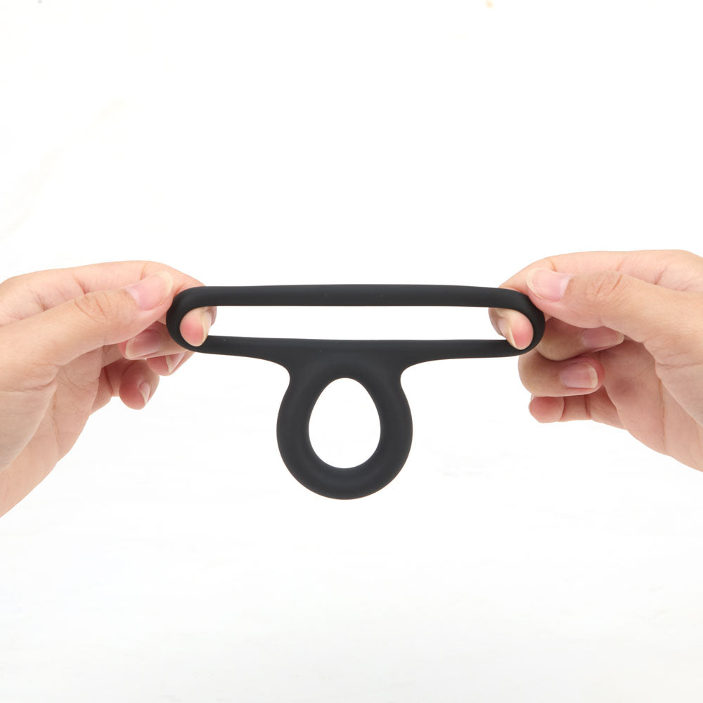 Maia Gavin Super-Stretchy Double Ring – Cock and Balls Ring COCK RINGS