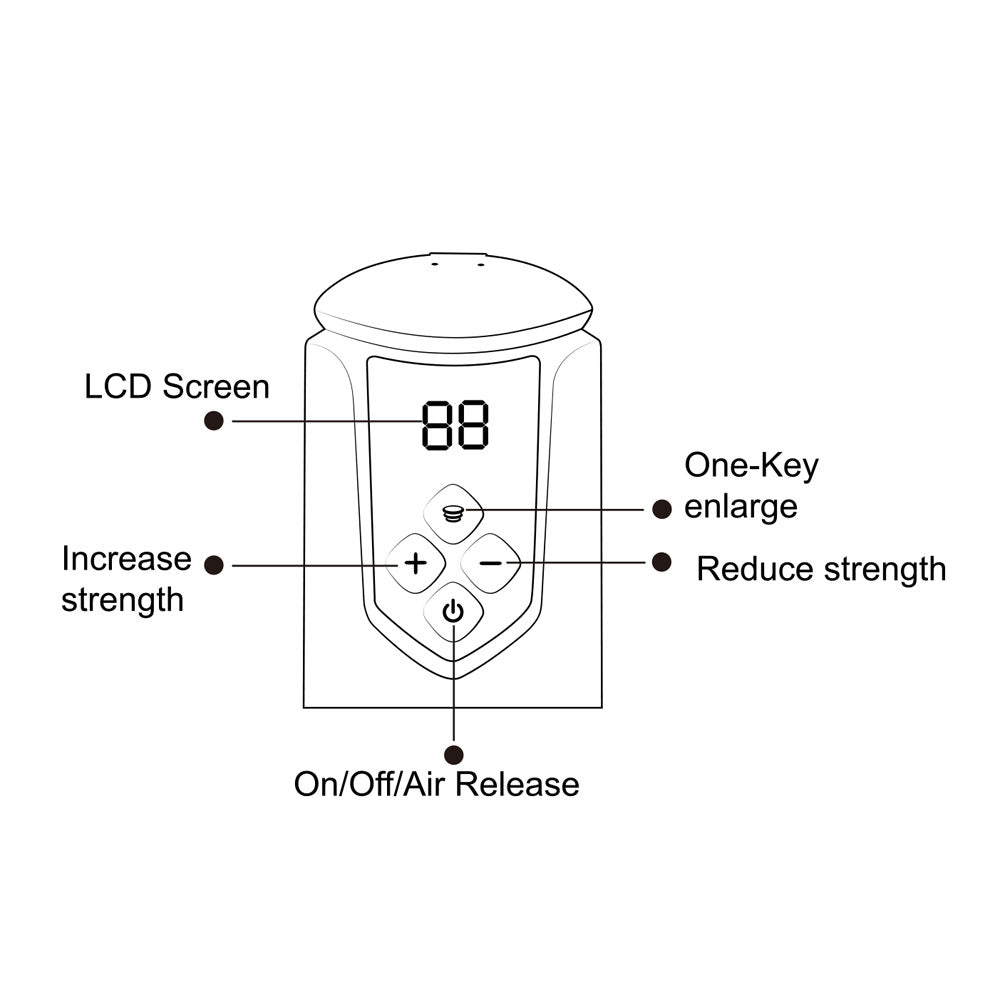 Maia Archer USB Rechargeable Automatic Penis Pump (8 Inch) – Easy-Use Penis Pump PUMPS Male Electric