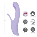 Maia Charli – USB Rechargeable 22.9cm Flapping and Tapping Rabbit Vibrator > Vibrators > Ladies > Rabbit Multi