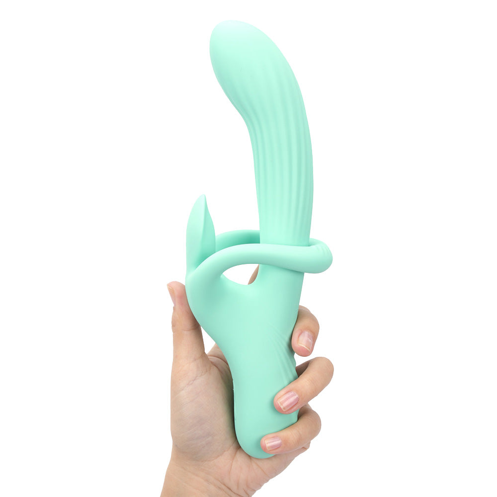 Maia Tenley – Luxury 24.1 cm USB Rechargeable Gyrating Rabbit Vibrator Secondary image