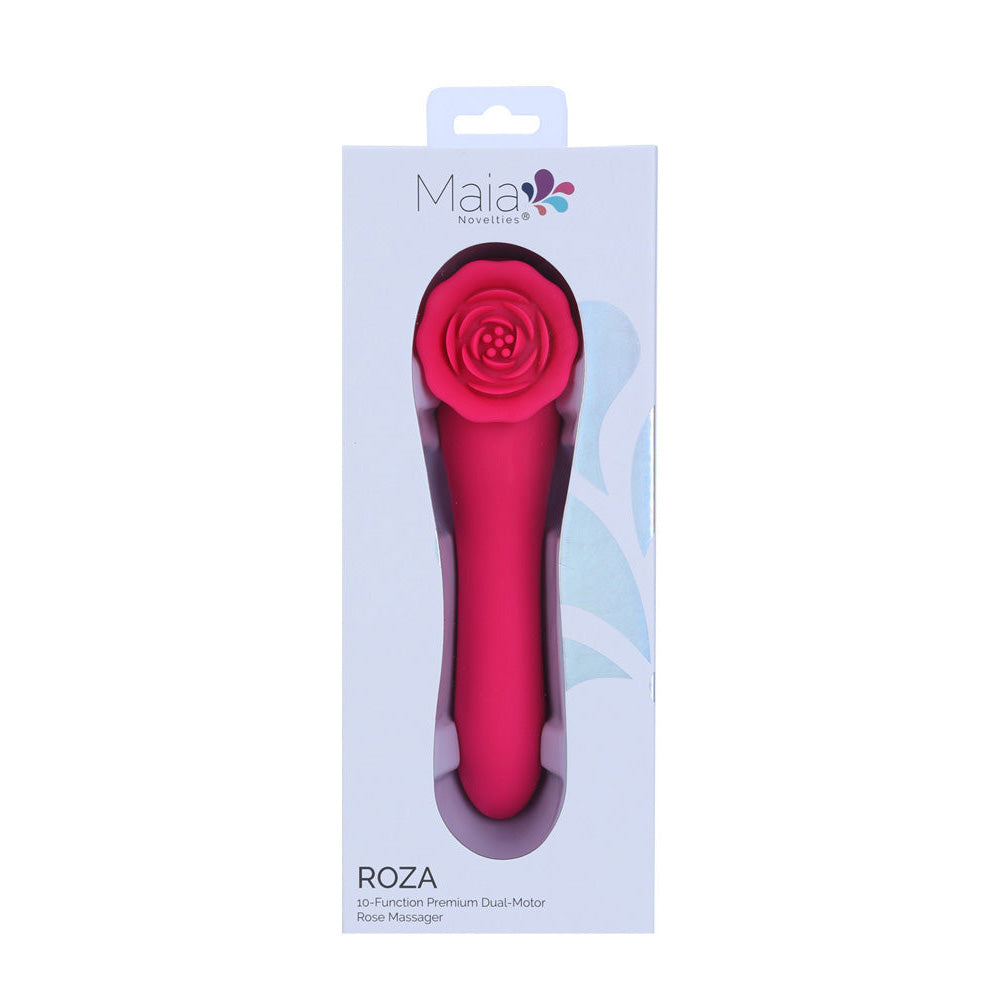 Maia ROZA 18.4cm USB Rechargeable Dual Ended Vibrator