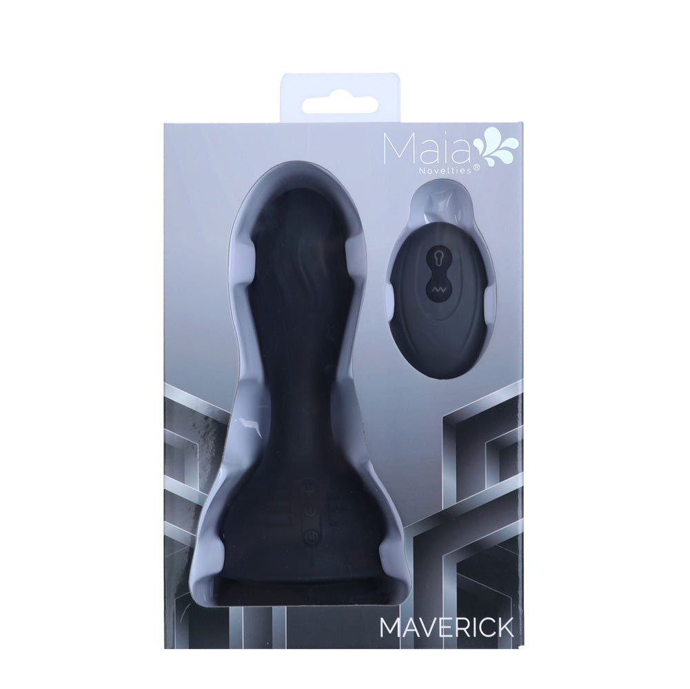 Maia Maverick – 16.5 cm USB Rechargeable Inflatable Vibrating Butt Plug