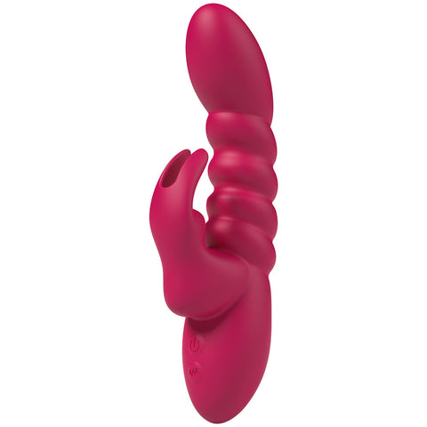 Party Up Brynlyn 18.2 cm USB Rechargeable Rabbit Vibrator VIBRATORS-RABBIT