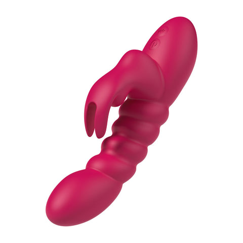 Party Up Brynlyn 18.2 cm USB Rechargeable Rabbit Vibrator VIBRATORS-RABBIT
