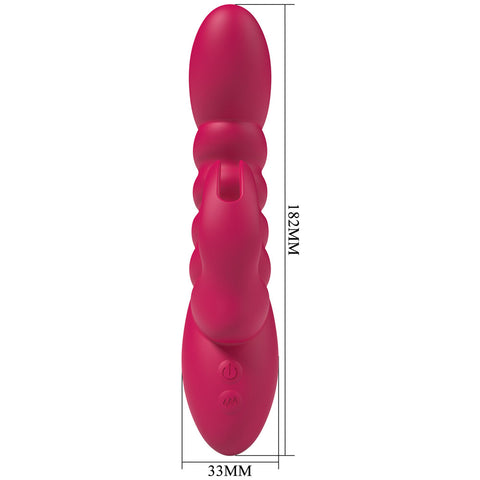 Party Up Brynlyn 18.2 cm USB Rechargeable Rabbit Vibrator VIBRATORS-RABBIT