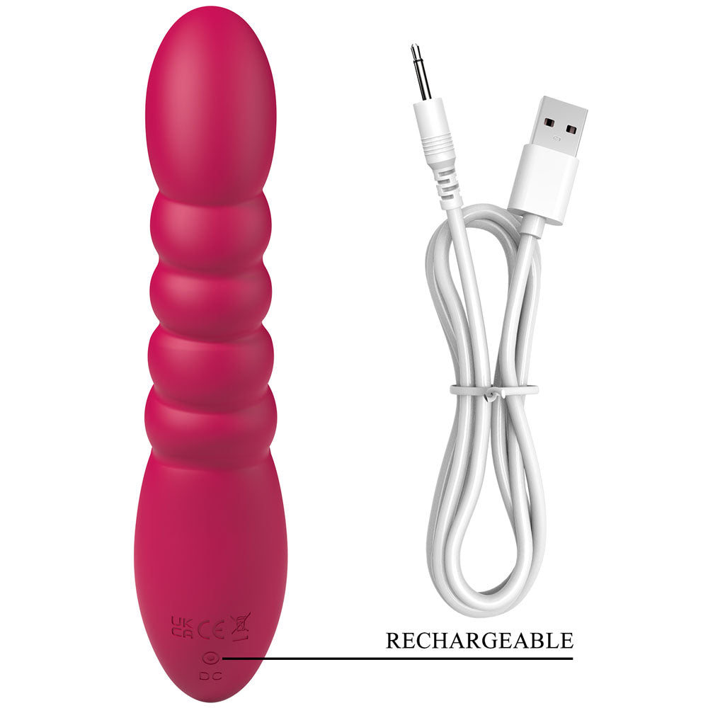 Party Up Brynlyn 18.2 cm USB Rechargeable Rabbit Vibrator VIBRATORS-RABBIT