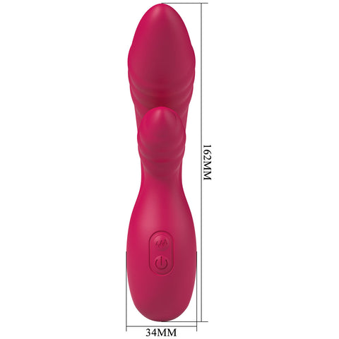 Party Up Dalida 16.2 cm USB Rechargeable Rabbit Vibrator VIBRATORS-RABBIT