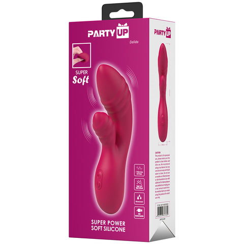 Party Up Dalida 16.2 cm USB Rechargeable Rabbit Vibrator VIBRATORS-RABBIT
