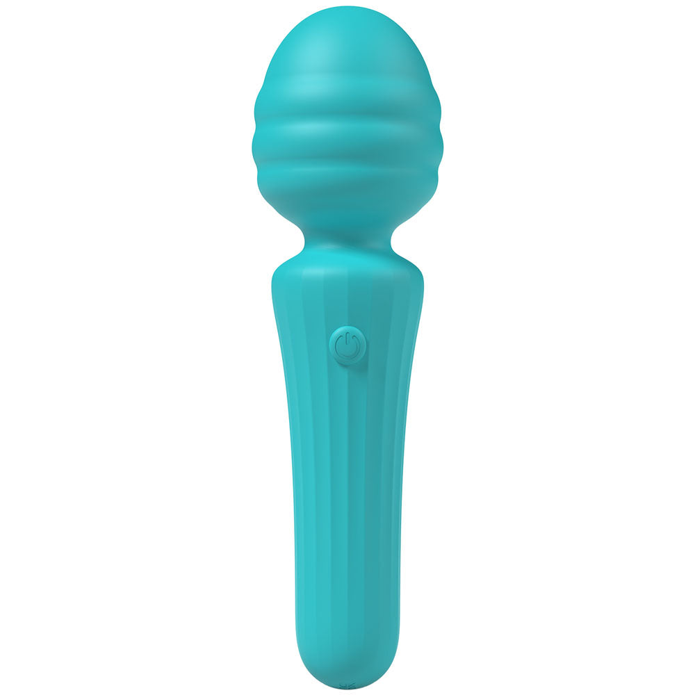 Party Up Duuna Teal 16.9 cm USB Rechargeable Massage Wand Electric Massager