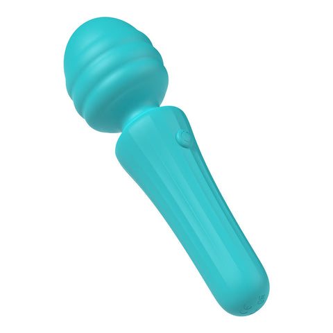 Party Up Duuna Teal 16.9 cm USB Rechargeable Massage Wand Electric Massager