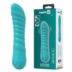 Party Up Jaylei (Teal) – USB Rechargeable 14.6 cm Vibrator Teal > Vibrators > Standard Vibrators