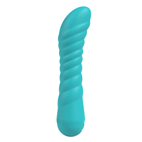 Party Up Jaylei Teal 14.6 Centimeter USB Rechargeable Vibrator Vibrators