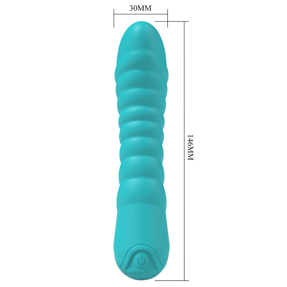 Party Up Jaylei Teal 14.6 Centimeter USB Rechargeable Vibrator Vibrators
