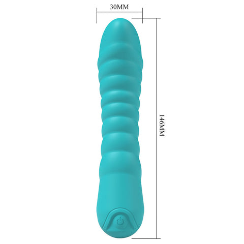 Party Up Jaylei Teal 14.6 Centimeter USB Rechargeable Vibrator Vibrators