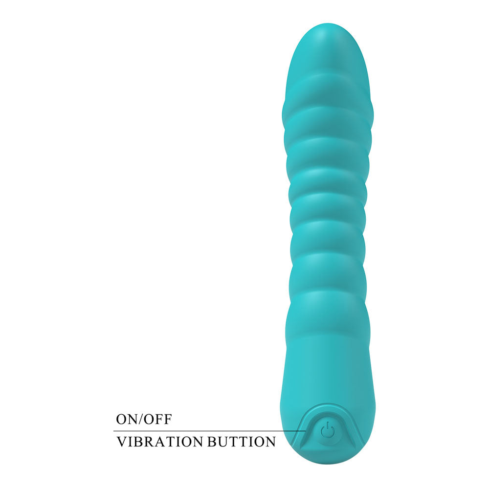 Party Up Jaylei Teal 14.6 Centimeter USB Rechargeable Vibrator Vibrators