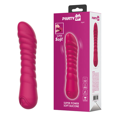 Party Up Jaylei 14.6 Centimeter USB Rechargeable Vibrator Pink Vibrators