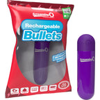 Rechargeable Bullet Vibrator (Purple) – Waterproof with 3 Speeds and Pulse Pattern Personal Massager > Vibrators > Mini Vibrators