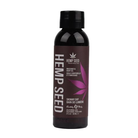 Hemp Seed Massage Oil 59 ml - Skinny Dip Vanilla & Fairy Floss Scent Default Title Massage Oil