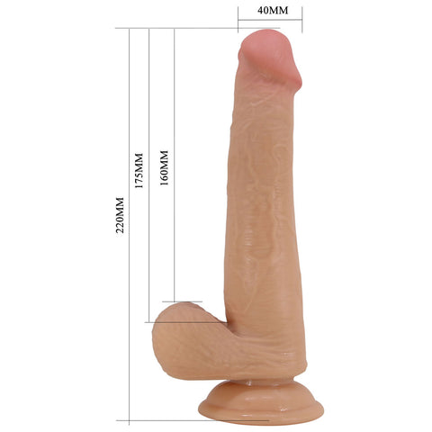 Party Up Tim Slide Skin Dong 22 Centimeter Flexible Dildo Dongs Realistic