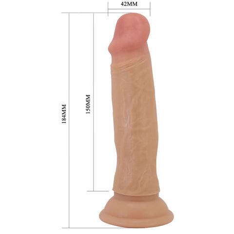 Party Up Tom Slide Skin Dong 18.4 cm Flexible Dildo Dongs Realistic