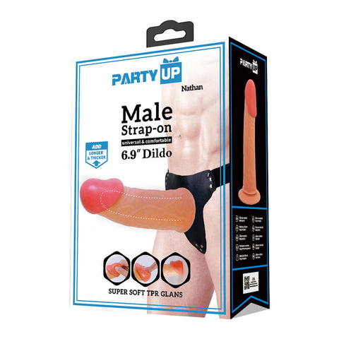 Party Up Nathan Hollow Strap-On 17.5 cm Adult Sex Toy STRAP-ONS