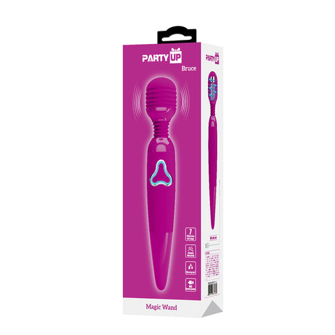 Party Up Bruce Wand 25 Centimeter USB Rechargeable Massage Wand for Ultimate Relaxation Electric Massager