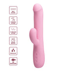 Party Up Dean Wavy Rotation Vibe 23.8 cm Rotating Rabbit Vibrator > Vibrators > Ladies > Rabbit