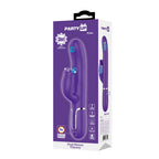 Party Up Alan Dual Motor Vibrator 22.8 Centimeters with Licking Clit Stimulator and Thumping Shaft > Vibrators > Ladies > Rabbit