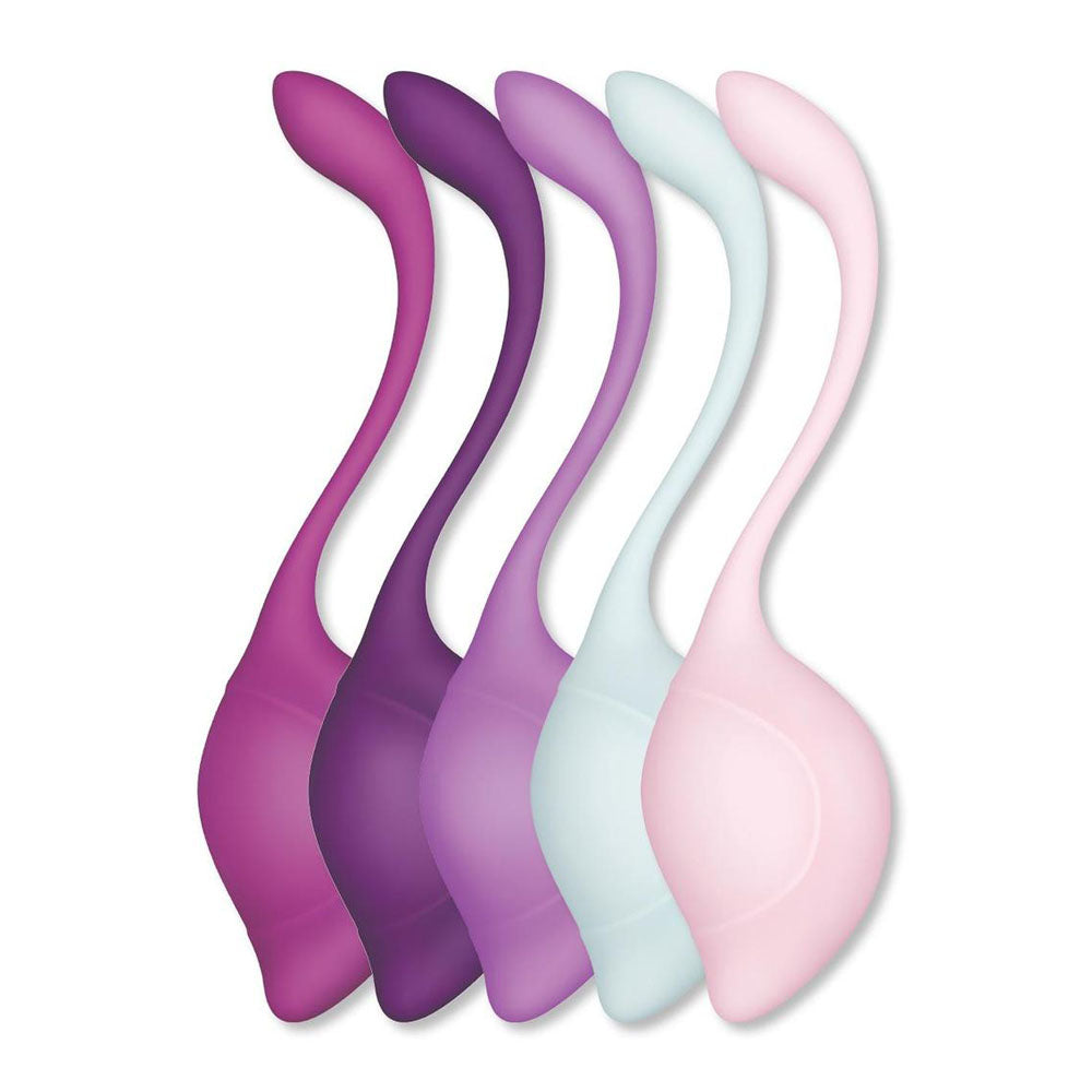 Bodywand Squeeze 5 Piece Teardrop Kegel Set Weighted > Sex Toys For Ladies > Kegel Exercise
