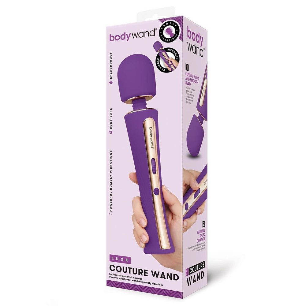 Bodywand Luxe Couture Wand – Splashproof USB Rechargeable 28.2 cm Massage Wand Secondary image