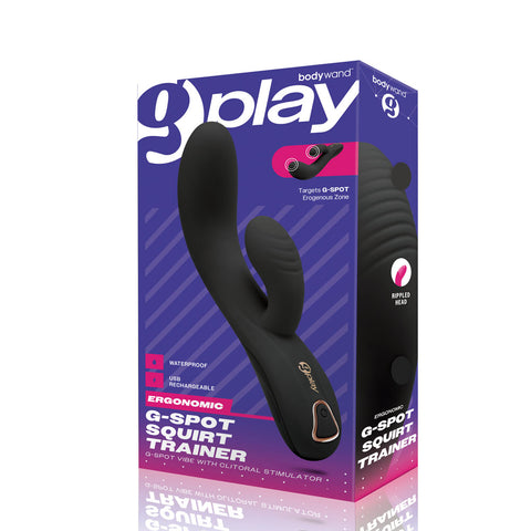 Bodywand G-Play G-Spot Squirt Trainer (Black) – USB Rechargeable Vibrator 19 cm > Sex Toys For Ladies > G-Spot Vibrators