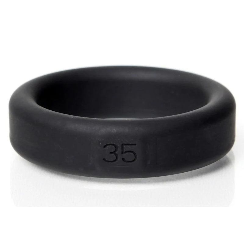 Boneyard Silicone Ring 35mm Black > Cock Ring > Single