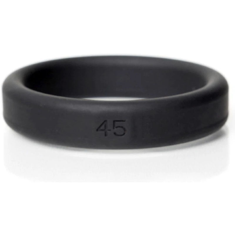 Boneyard Silicone Ring 45mm in Black - Comfortable and Durable > Cock Ring > Single