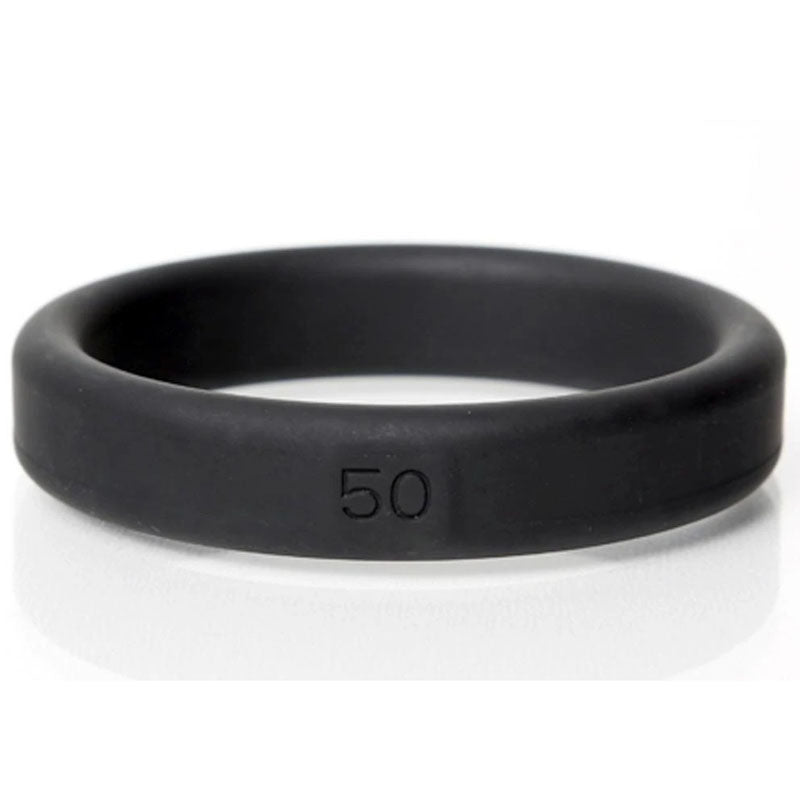 Boneyard Silicone Ring 50mm Black > Cock Ring > Single