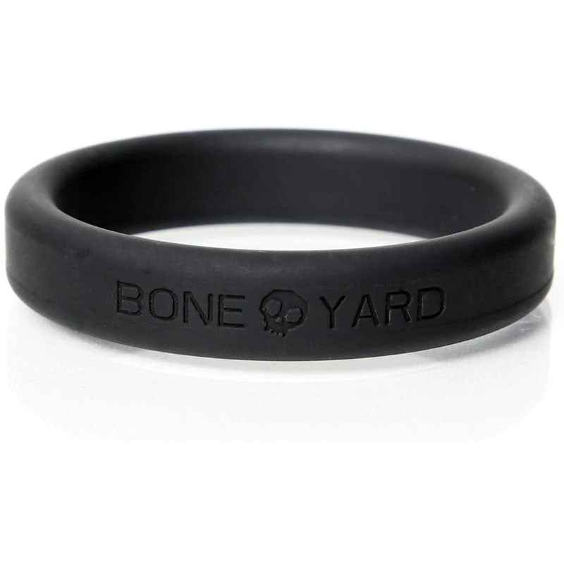 Boneyard Silicone Ring 50mm Black > Cock Ring > Single