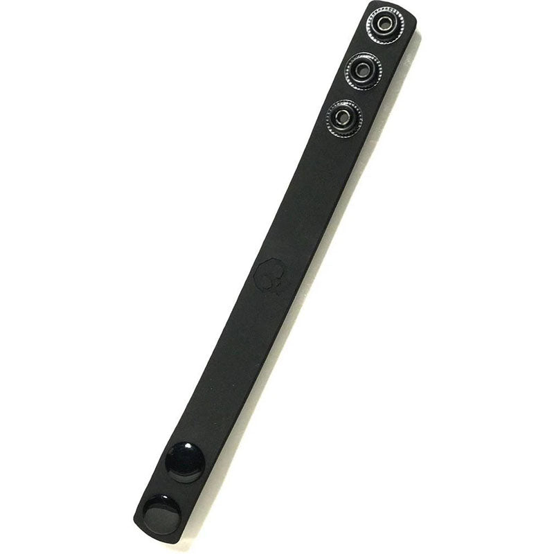 Boneyard Silicone Cock Strap - 3 Snap Ring - Black 8.25 Inch > Cock Ring > Adjustable