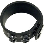 Boneyard Silicone Ball Strap 1.5 Inch with 3 Snap Closure in Black > Cock Ring > Adjustable